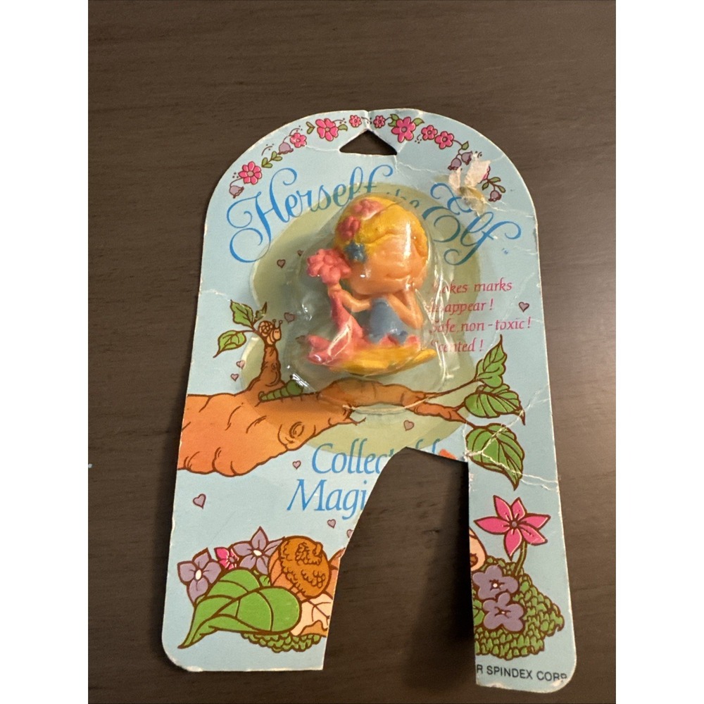 Vintage Elf Herself Eraser Sealed By N Package 1983 PVC !!